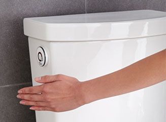 Touch free toilets reduce the spreading of germs in your bathroom