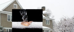frozen pipes may burst - Zeek Plumbing will repair any burst pipe