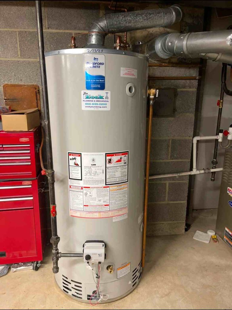 inspect water heater