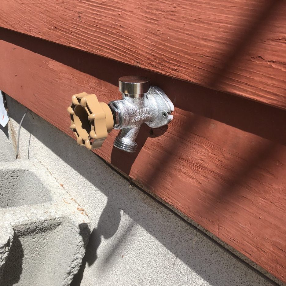 frost free hose bib installation